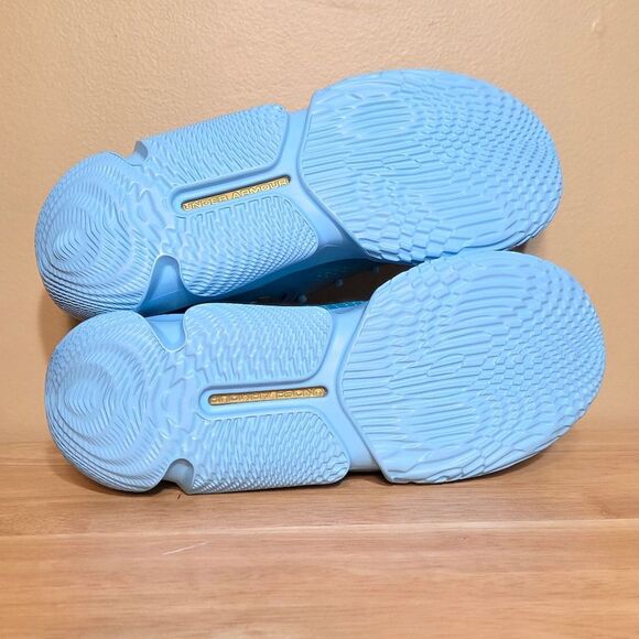 Under Armour Flow Futr X 3 UAA Basketball Shoes Blue 3027265-300 Men's Size 10.5 - Picture 6 of 8